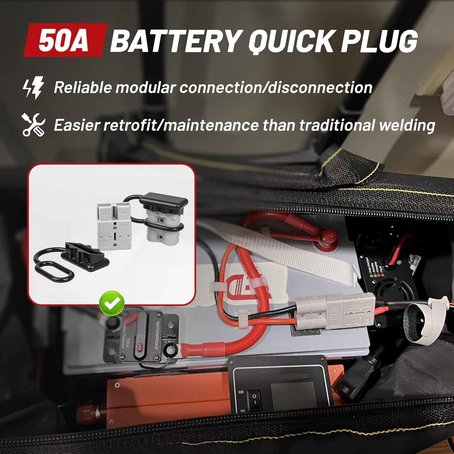 2 шт. быстроразъемные соединит – обзор и цена Outdoor Power Lead