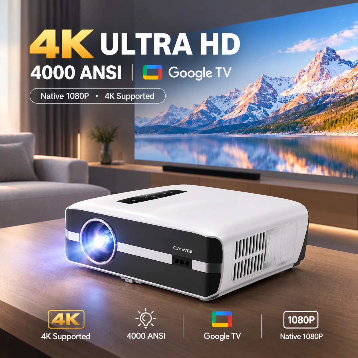 Новый проектор A9S 4K 4000ANSI – обзор и цена Outdoor Power Products